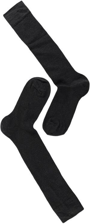 Note Flat Knit Wool Knee High