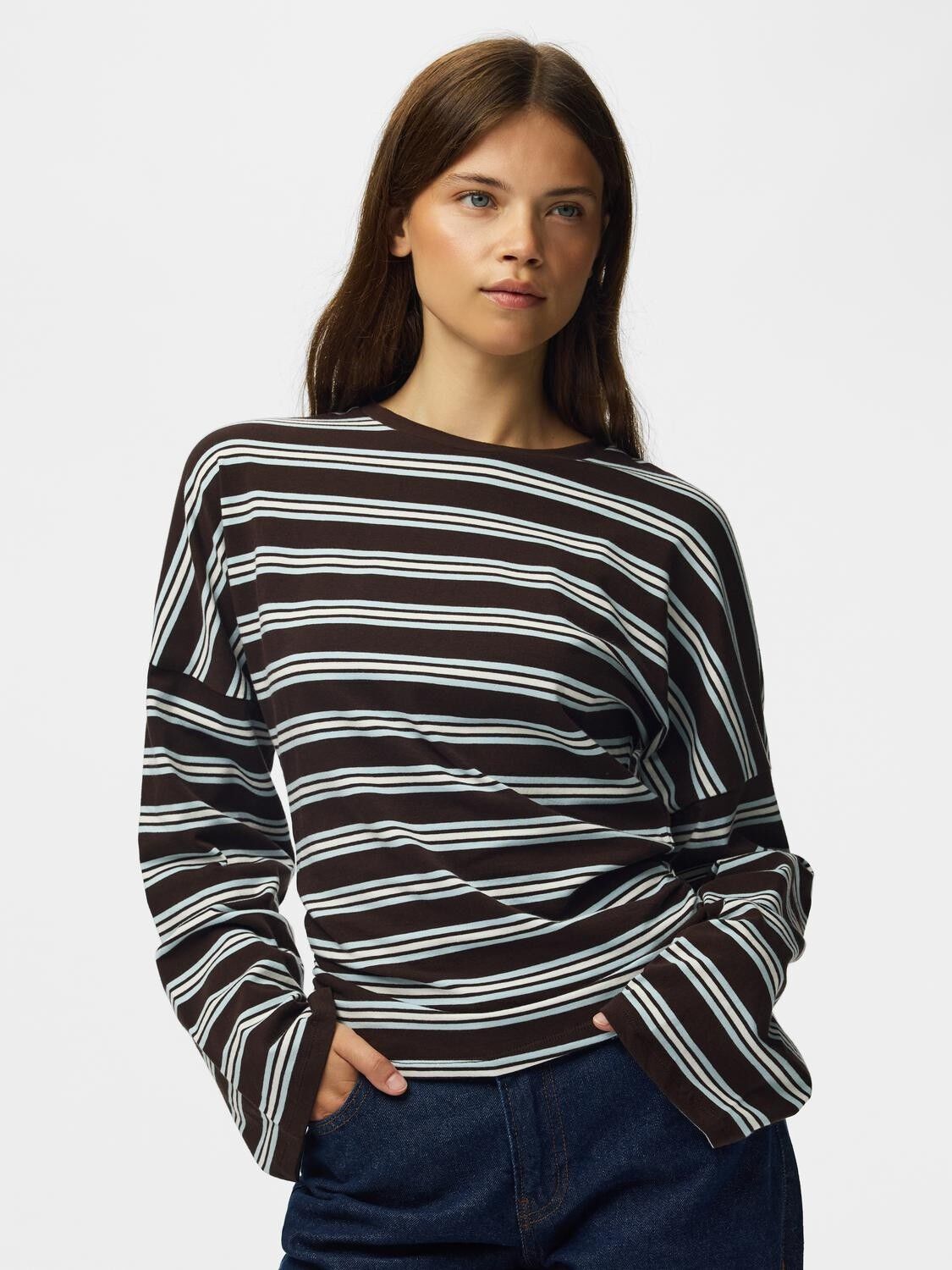 Pcalli Ls O-Neck Top D2D