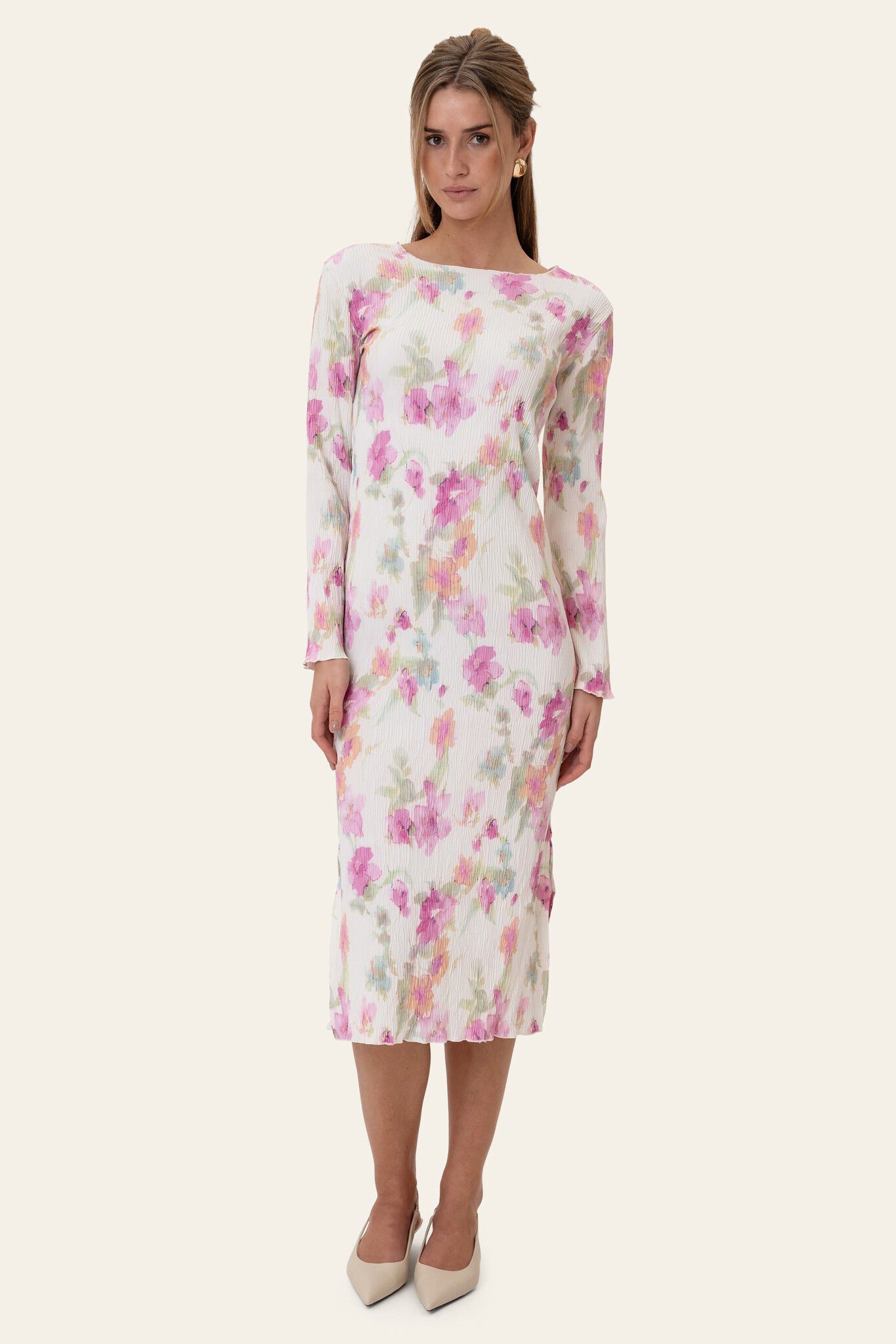 OdaIC Dress - Pink Flower Blush Pri