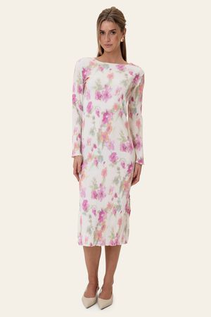 OdaIC Dress - Pink Flower Blush Pri