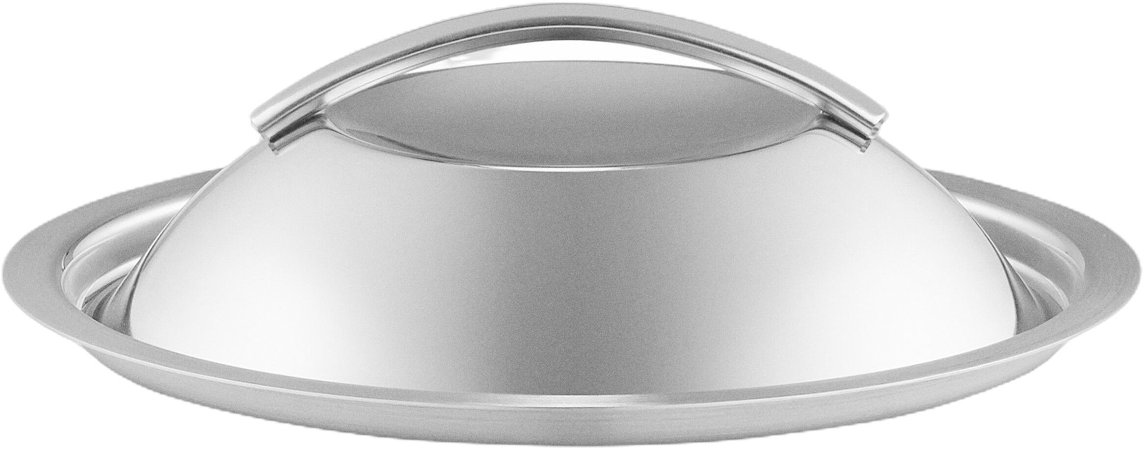 Kuppellokk 16 cm rustfritt st&aring;l