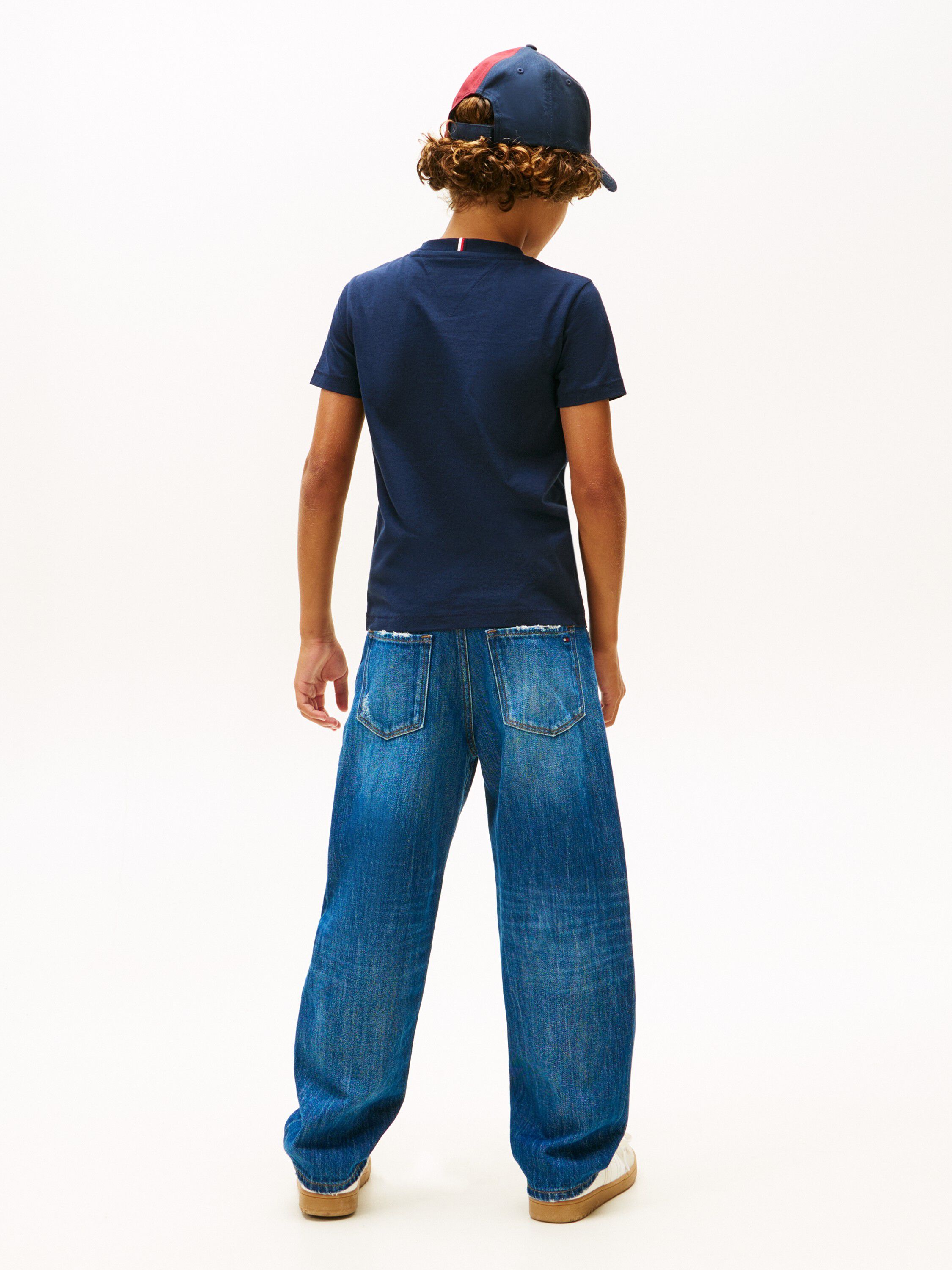 TOMMY FADED PRINT T-SHIRT SS