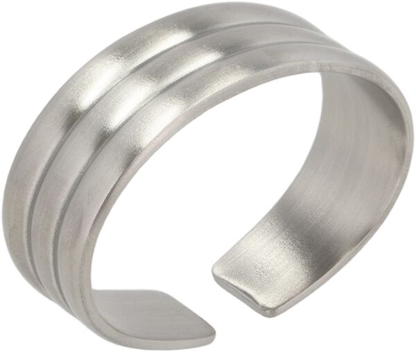 Serviettring Thebe 4 stk. Matt stål Recycled