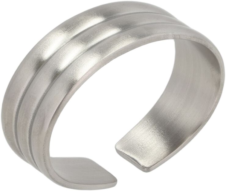 Serviettring Thebe 4 stk. Matt stål Recycled