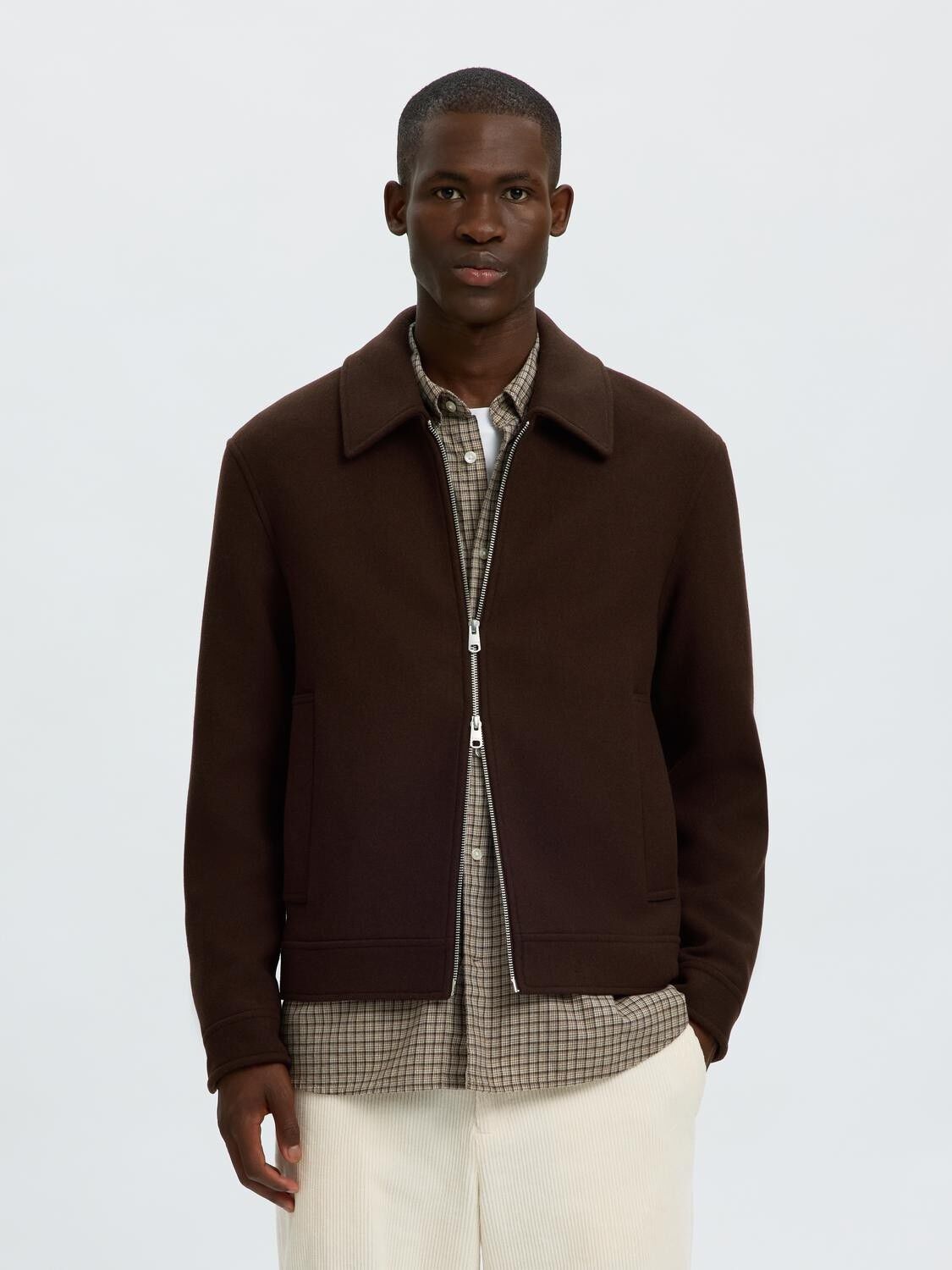 Slmphilip Wool Blend Jkt Noos