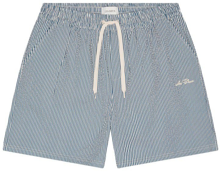 Stripe Seersucker Swim Shorts