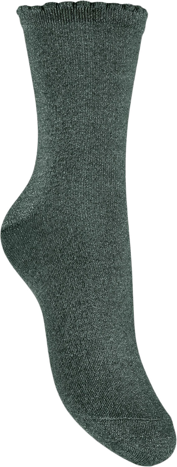 PCSEBBY GLITTER LONG 1 PACK SOCKS N