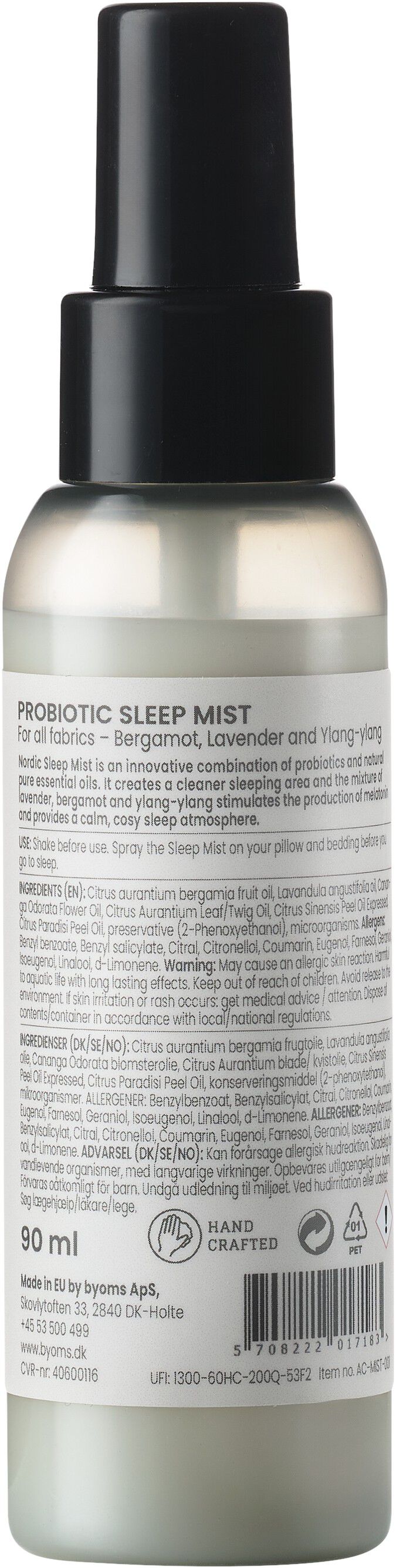 Nordic Sleep Probiotic Sleep Mist 90 ml.