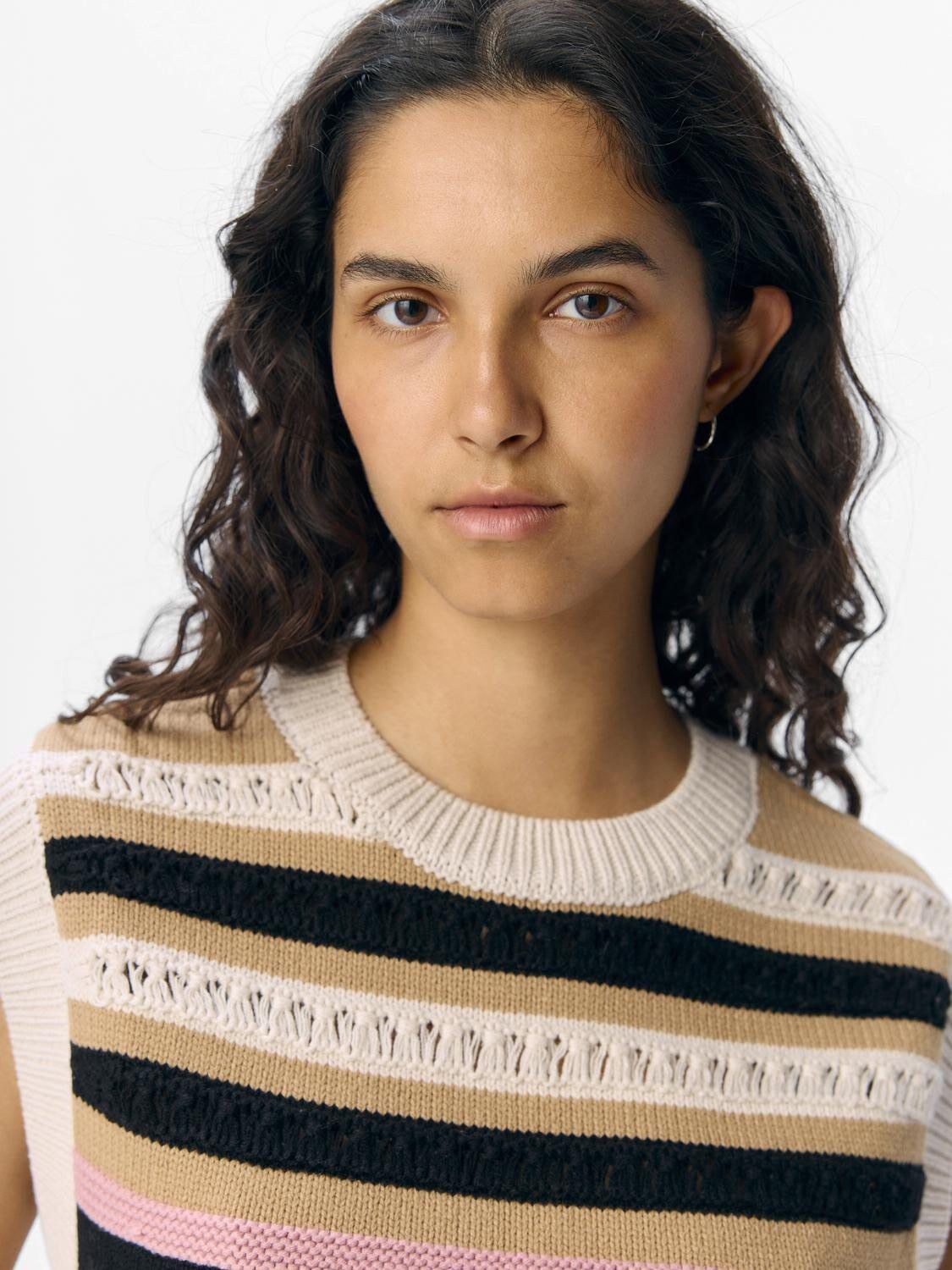 OBJARJA S/L RE KNIT VEST 140