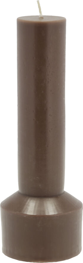 Kubbelys Hvils D7 x 20 cm Brown Parafin/Stearin