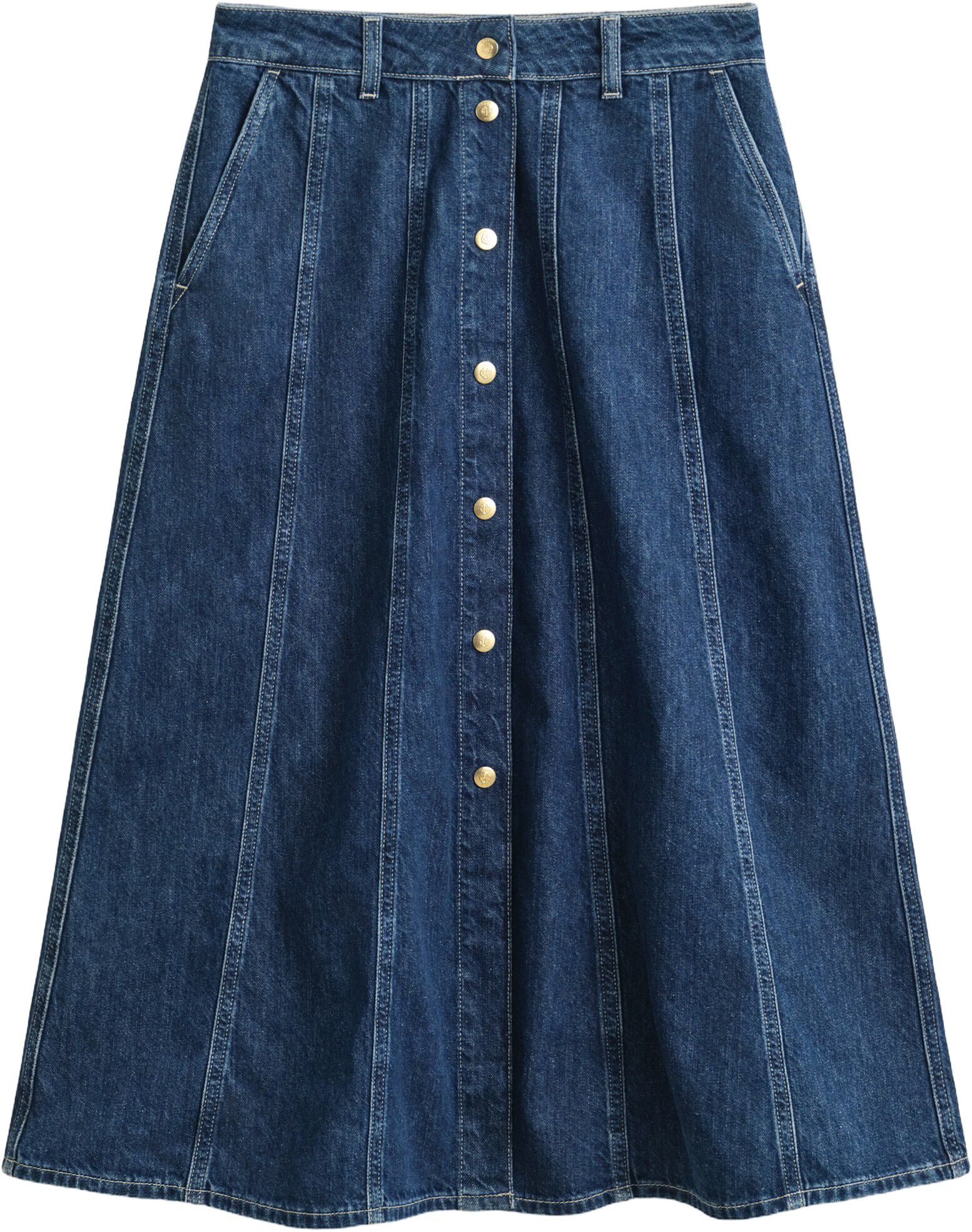 FLARED DENIM SKIRT