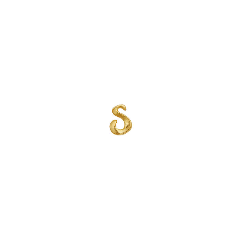 S Alphabet Single Earring