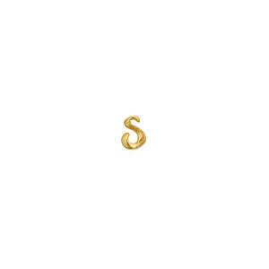 S Alphabet Single Earring