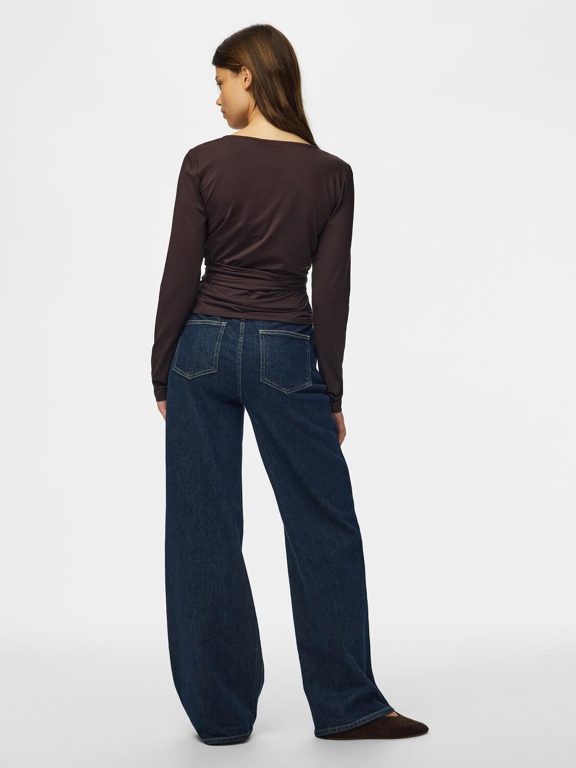 Pcester Ls Wrap Top Mwa Jrs