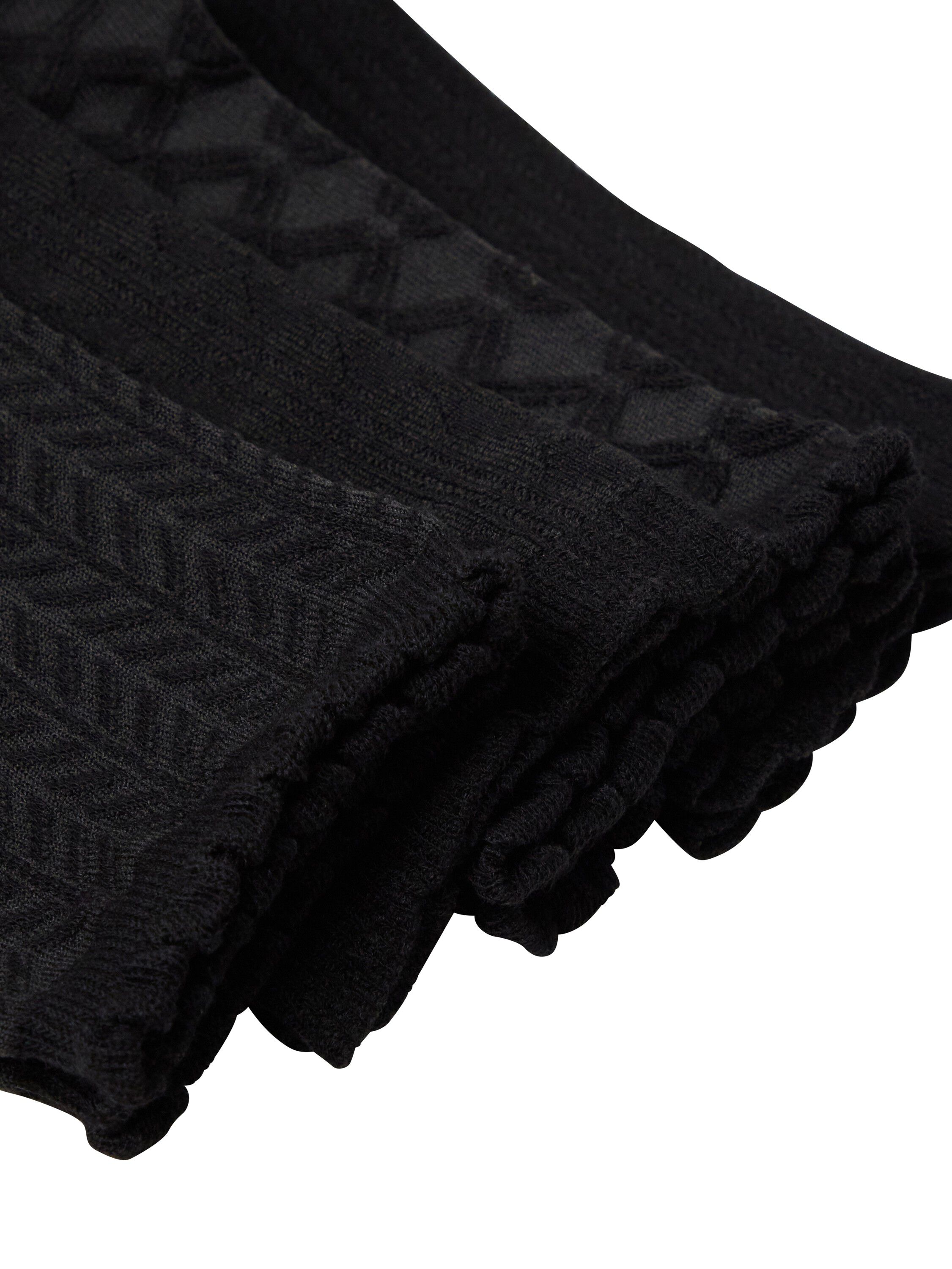 Pattern-knit socks in cotton blend.