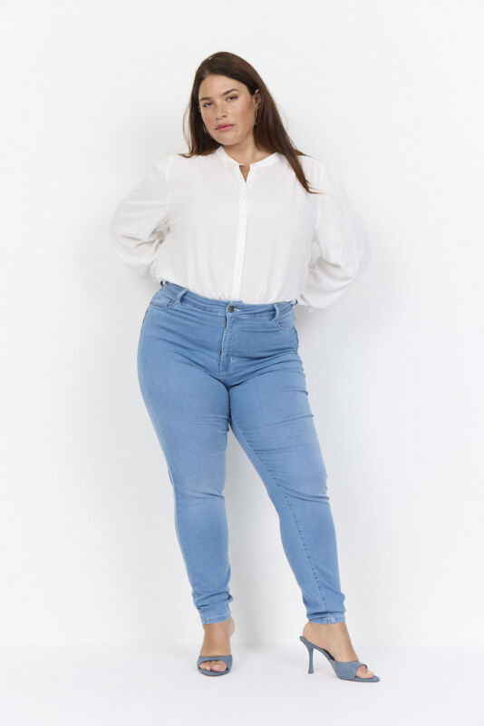Curvy WA-SUMMER 11 Jeans Lys denim