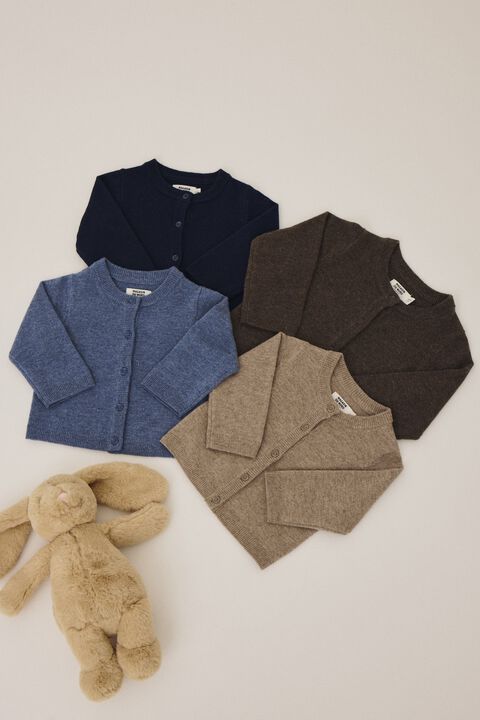 Strikka RWS wool & cashmere baby cardigan