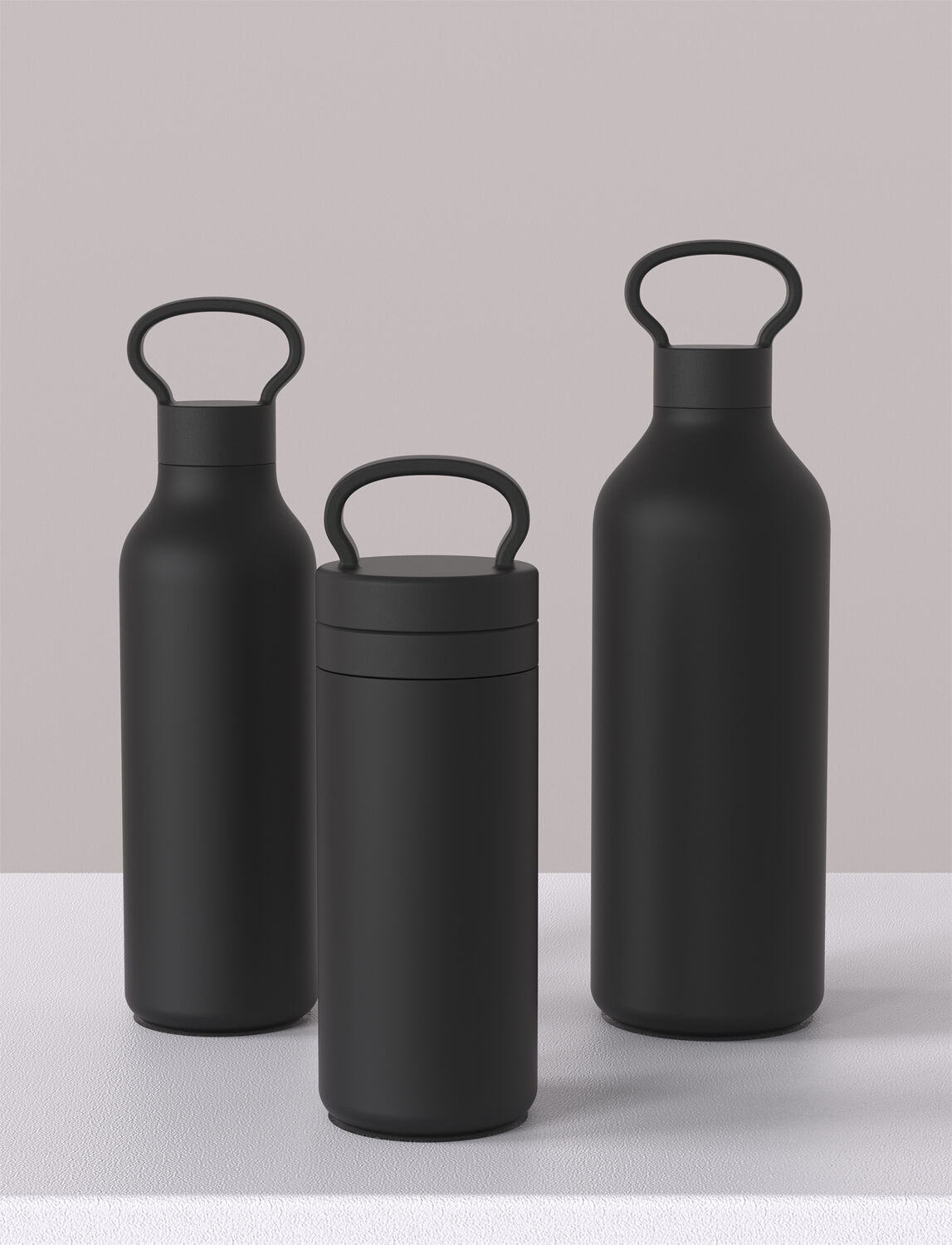 Tabi termoflaske 1 l. black