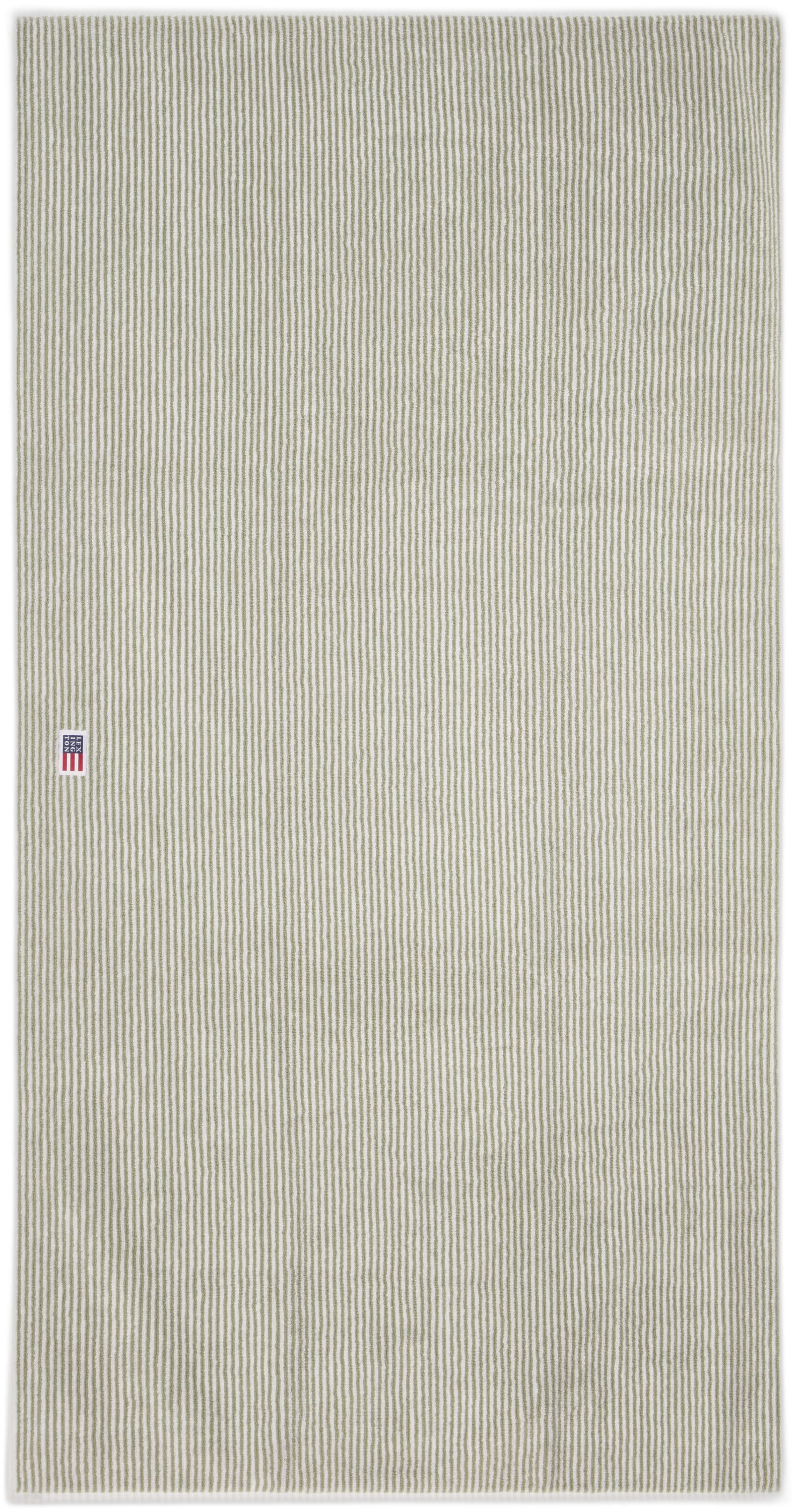 Original Towel White/Vintage Green Striped