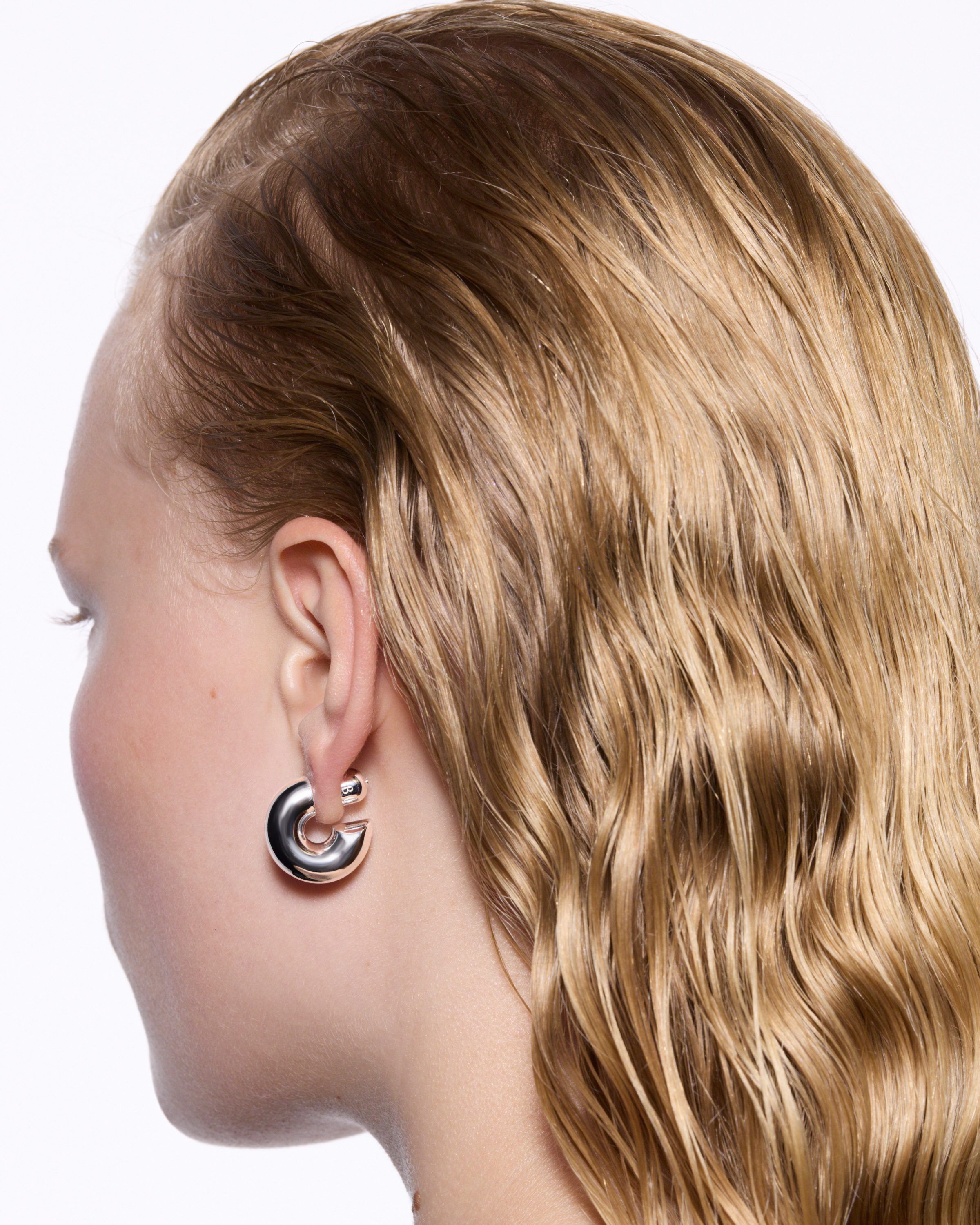 Prima Hoop Large Silver