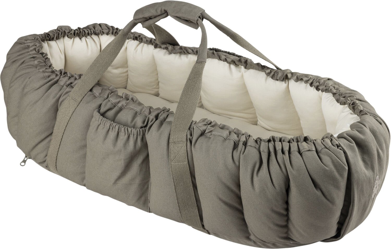 Sebra 3-i-1 Babynest, dark olive