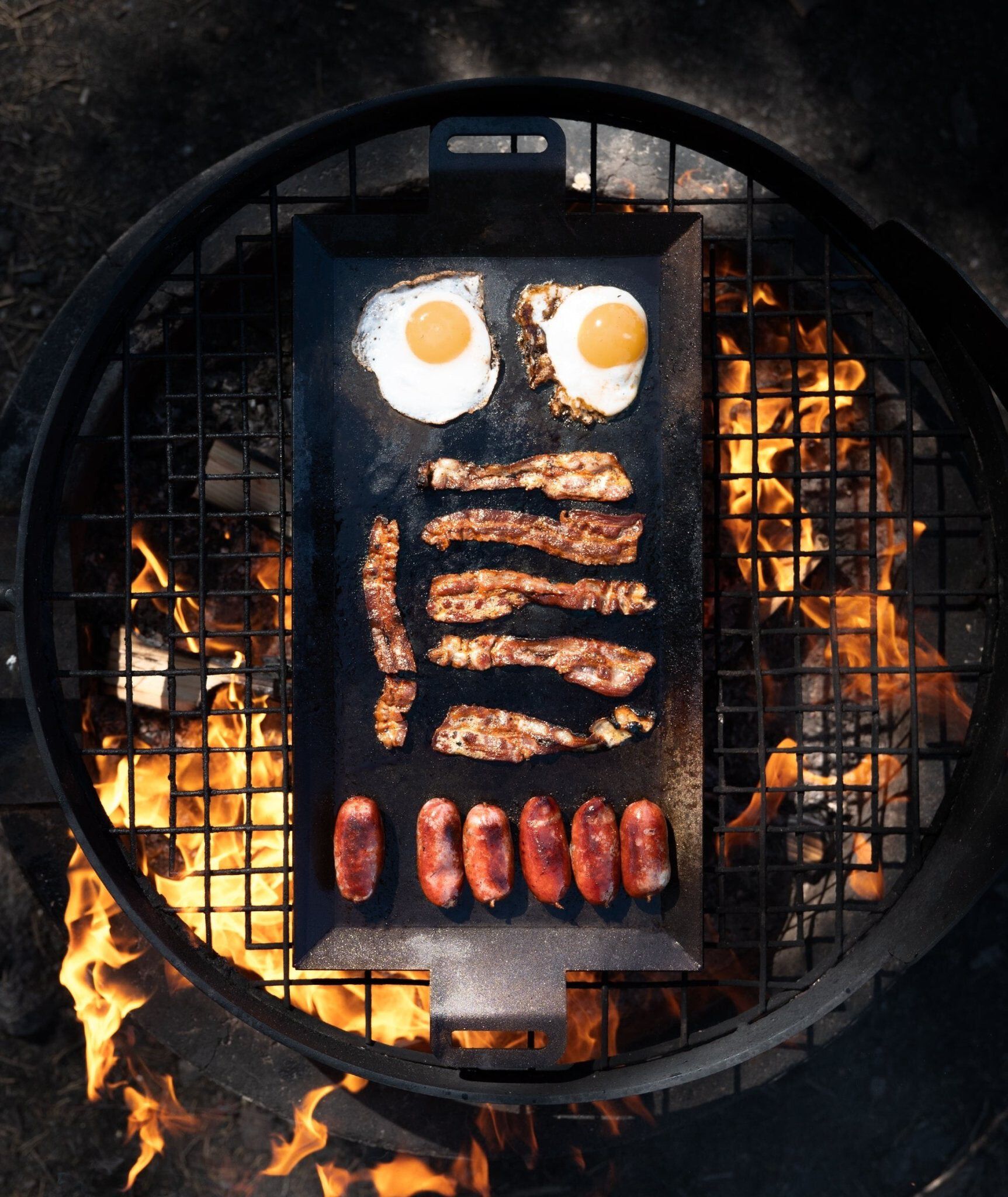 Stegeplade - carbonst&aring;l - 62x27 cm