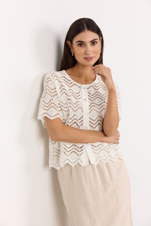SC-RUSLA 3 Cardigan Off white