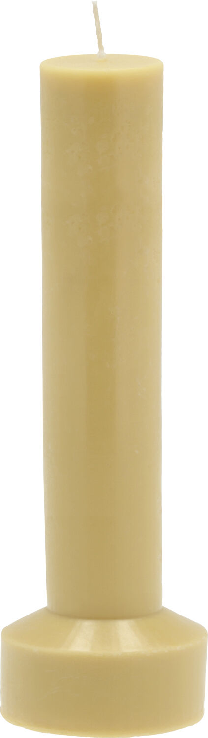 Kubbelys Hvils D8 x 23 cm Dusty Yellow Parafin/Stearin