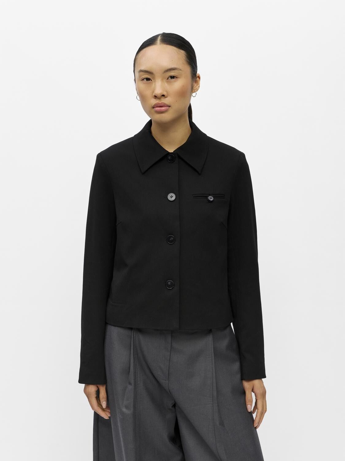 Objlisa Re L/S Short Blazer Jacket Noos