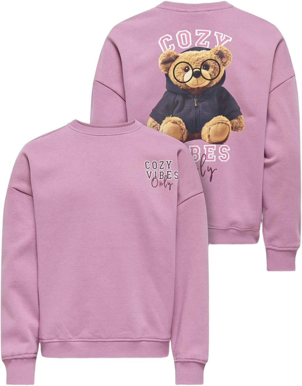 Kogbila L/S Ovz Print O-Neck Swt Noos