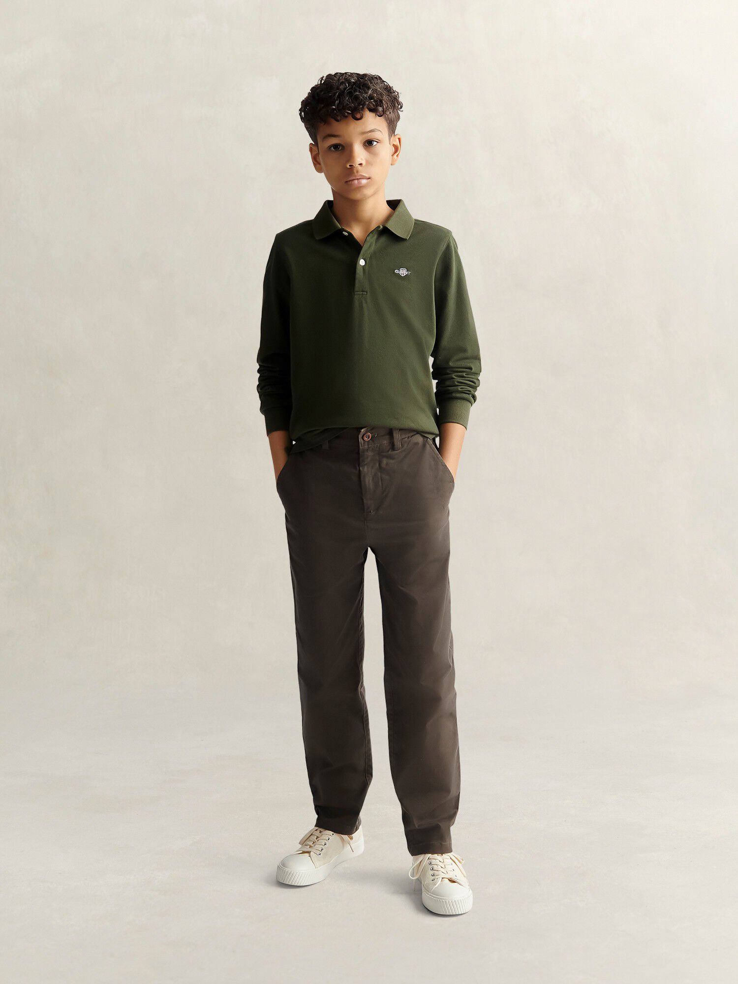 Shield LS Pique Polo Shirt