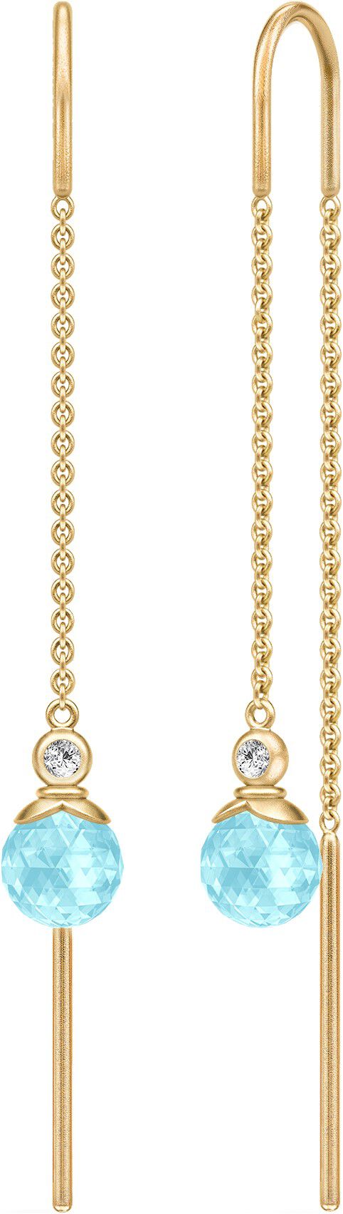 Berry chain earrings