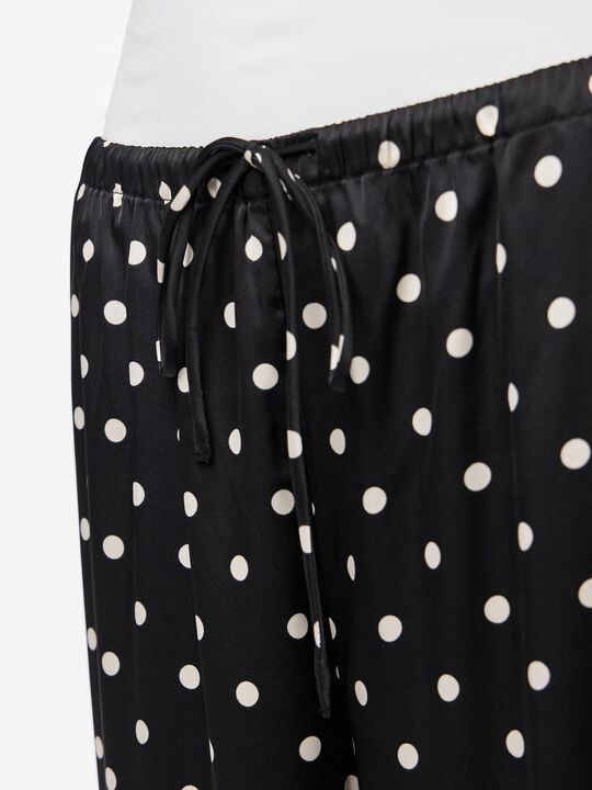 PCJYTTA MW STRAIGHT SATIN PANTS WVN