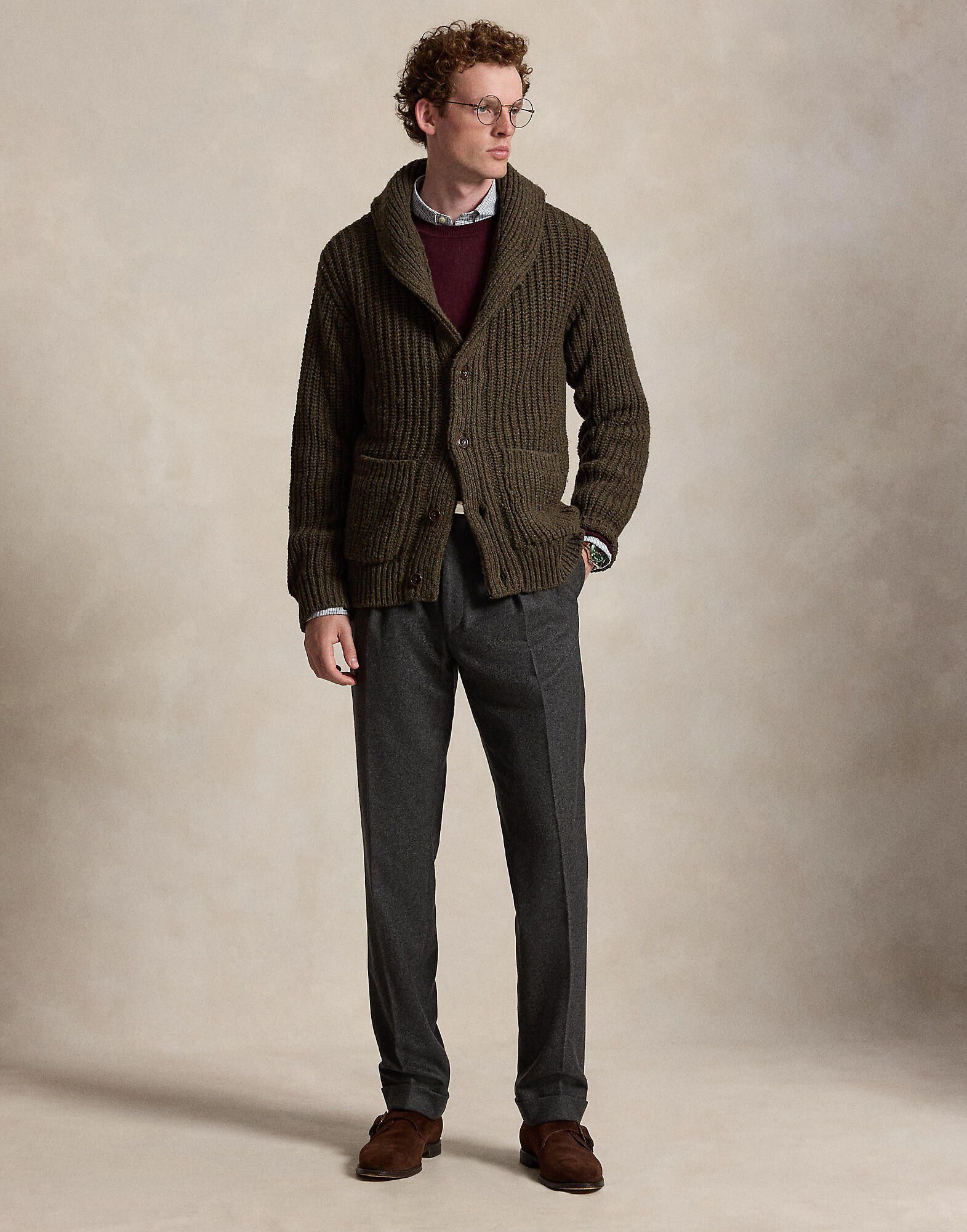 WOOL BLEND-SWEATER-CARDIGAN