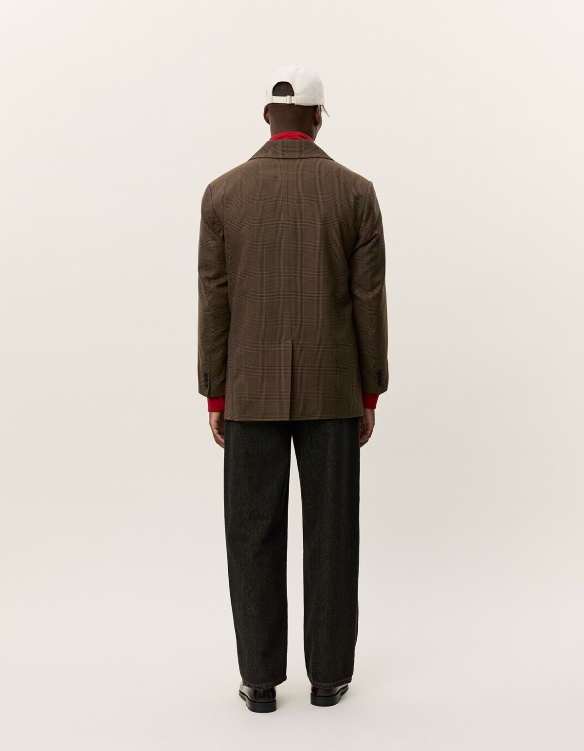 James Houndstooth Check Blazer