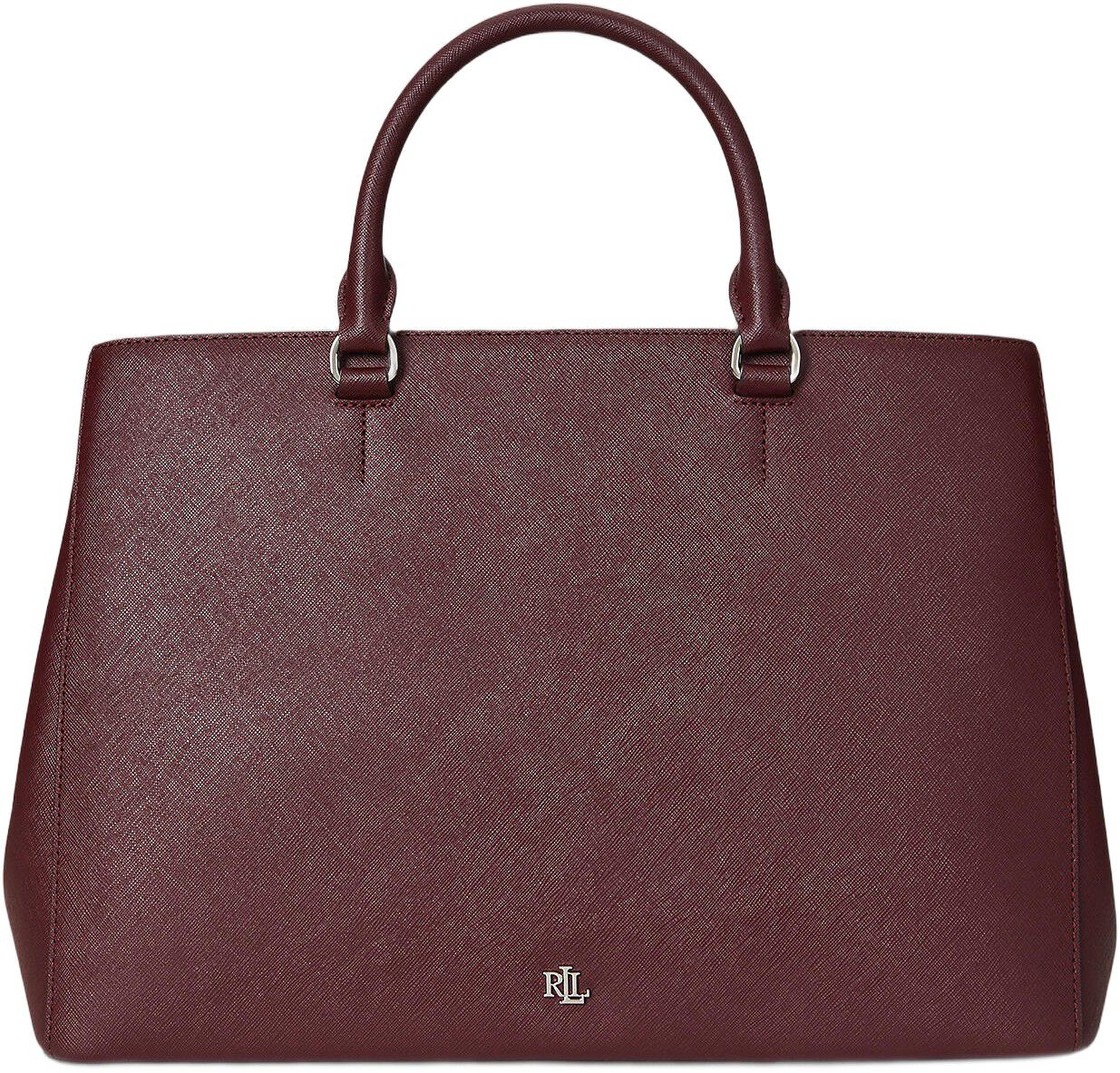Crosshatch Leather Large Hanna Satchel