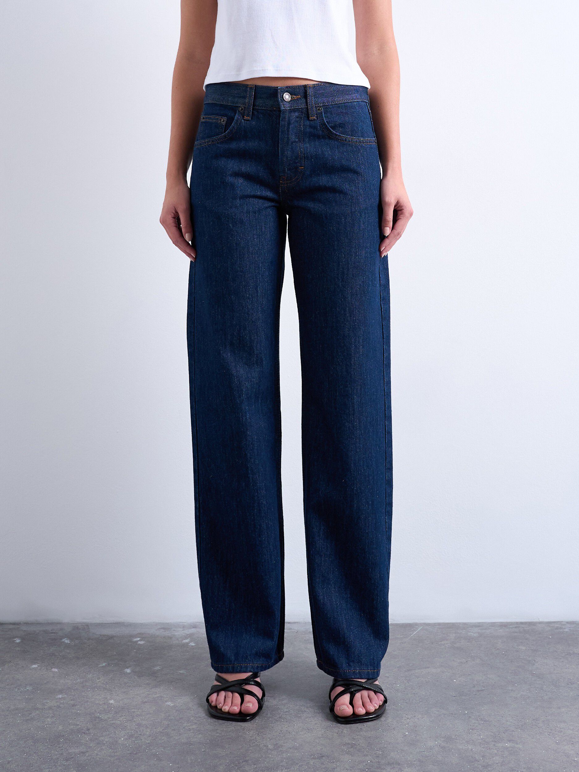 Tsember Lr Wide Dnm Jeans Db Noos