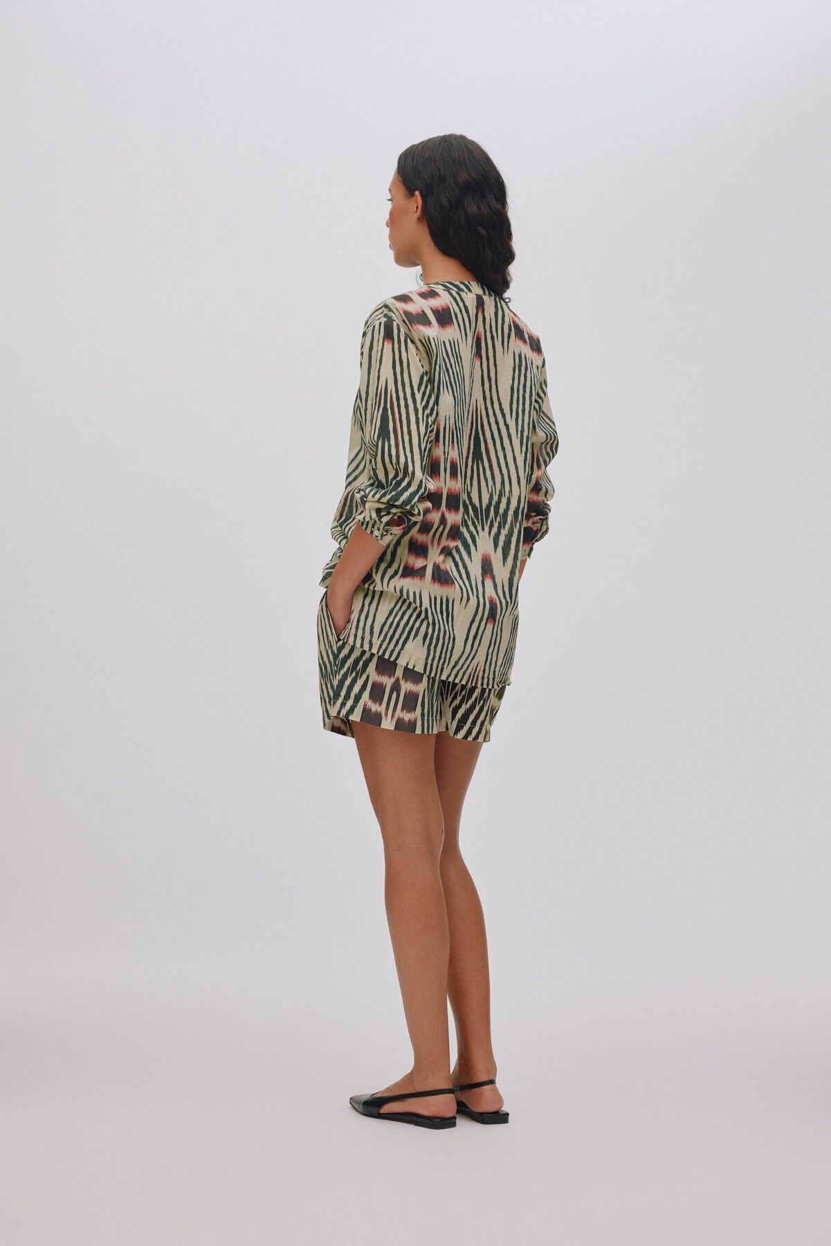 Ikat voile shirt - Sibyl