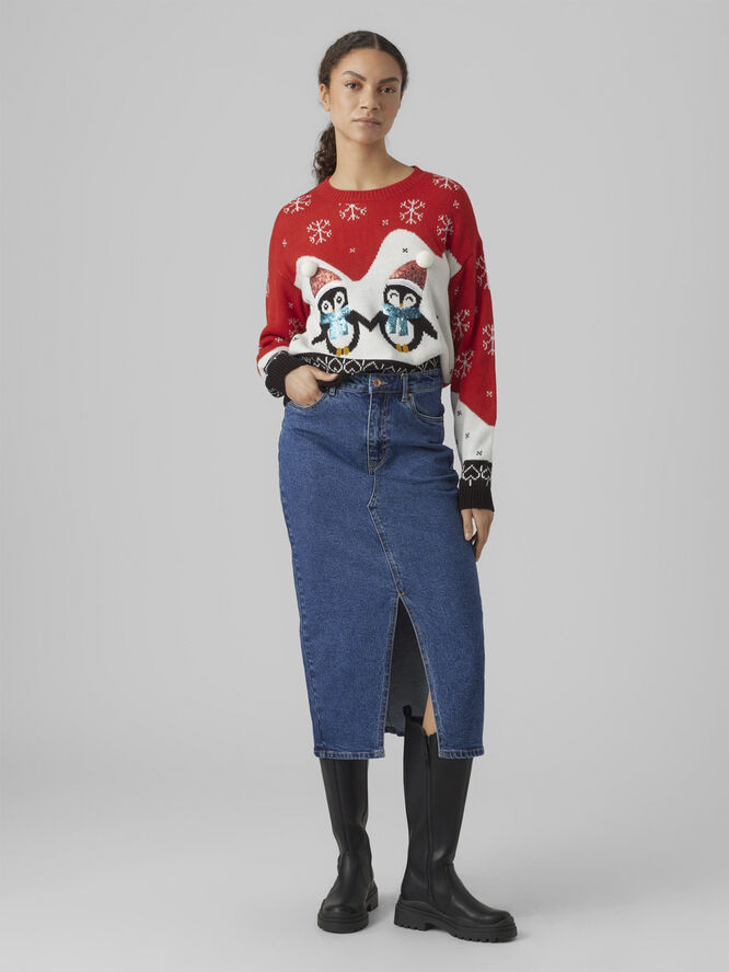 VMPENGUINLOVE LS O-NECK PULLOVER XM