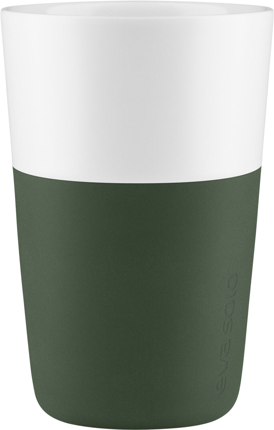 2 Cafe Latte-krus Emerald green