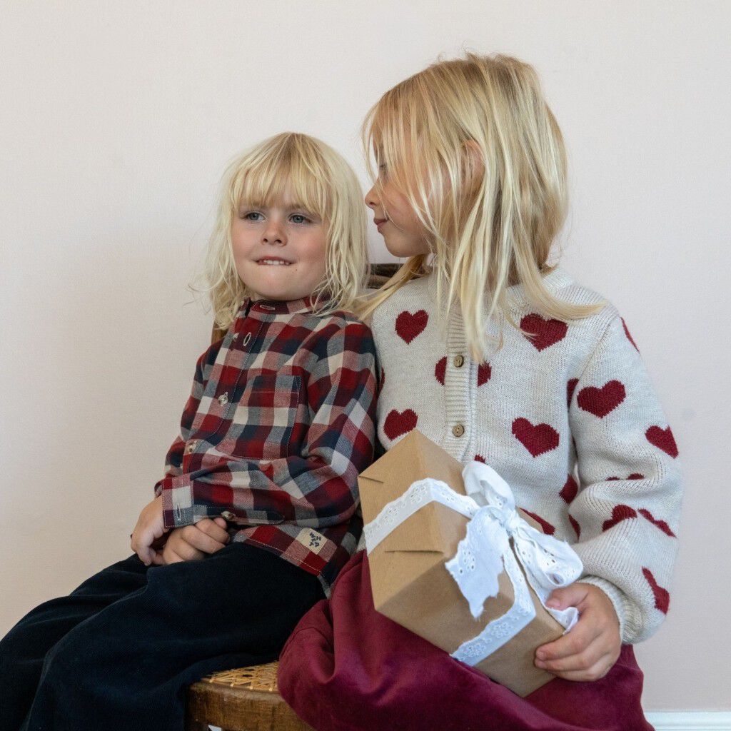 Jacquard Cardigan Hjerter