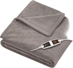 Beurer HD150 Nytt Gr&aring;brunt Varmeteppe 200x150cm