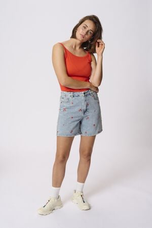 KAbabeth HW Denim Shorts