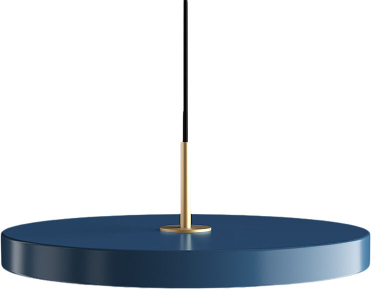 Asteria petrol blue Ø 43 x 14 cm, 2. 7m cordset