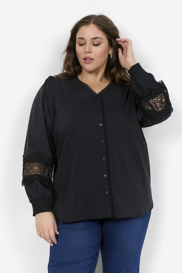 Curvy WA-GLENDALE 1 Skjorte Sort