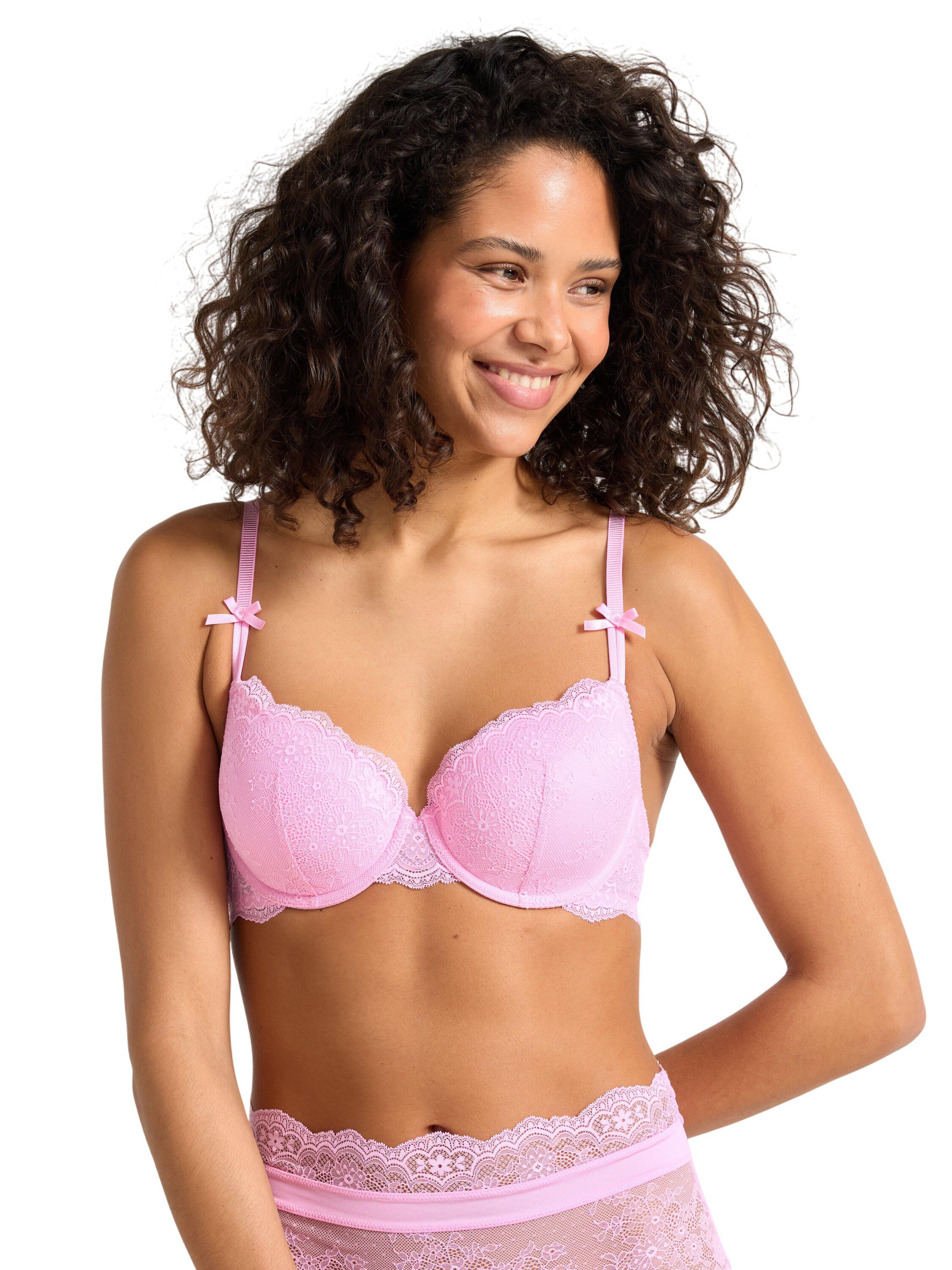 Lilja t-skjorte-BH med blonder