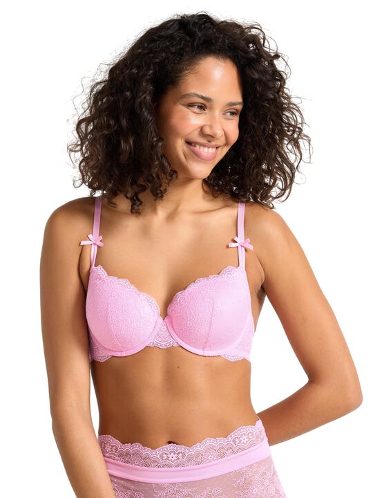 Lilja t-skjorte-BH med blonder