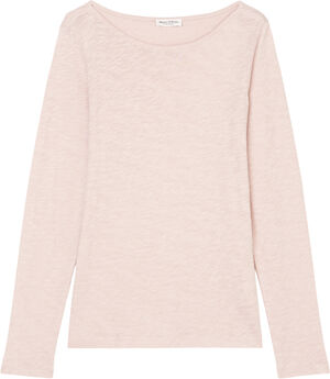 T-shirt, long sleeve, boat neck