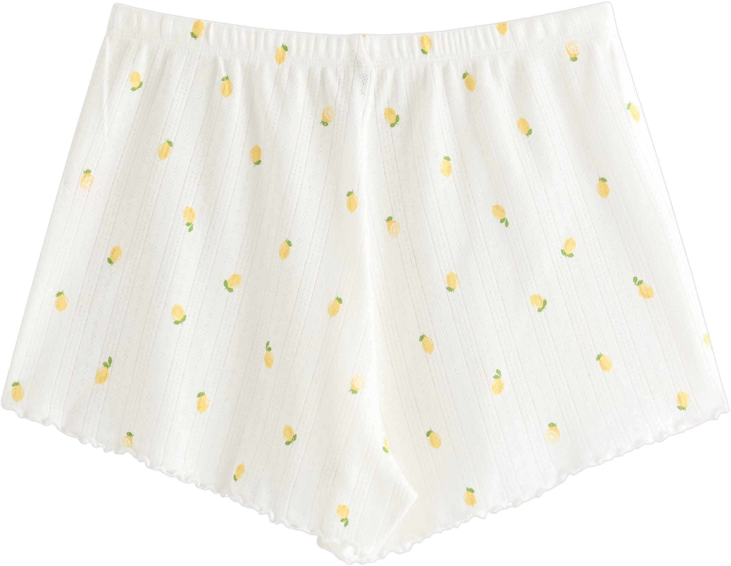 Comfy pyjama shorts in pointelle kn