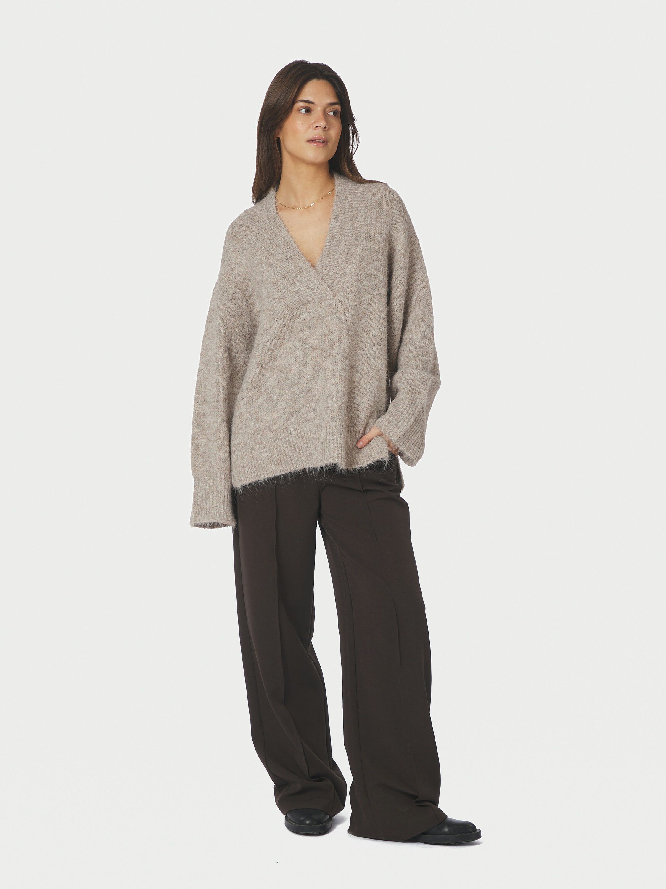 Melli Fluffy strikket bluse